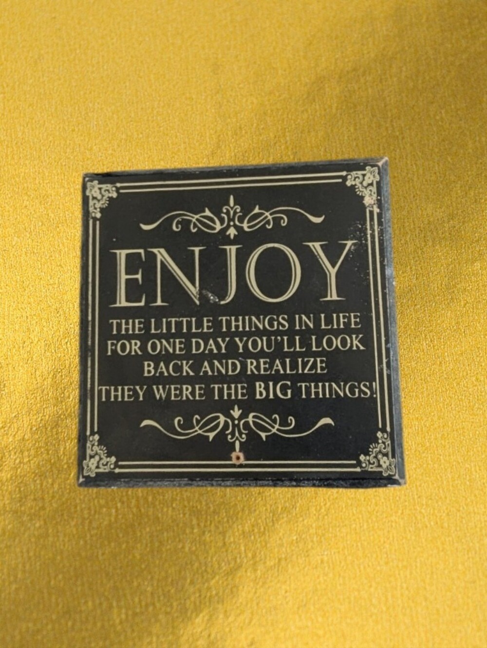 "Enjoy the little things in life" Hanging ToWall Decor